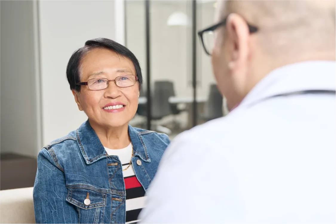 Doctor meeting with a patient
